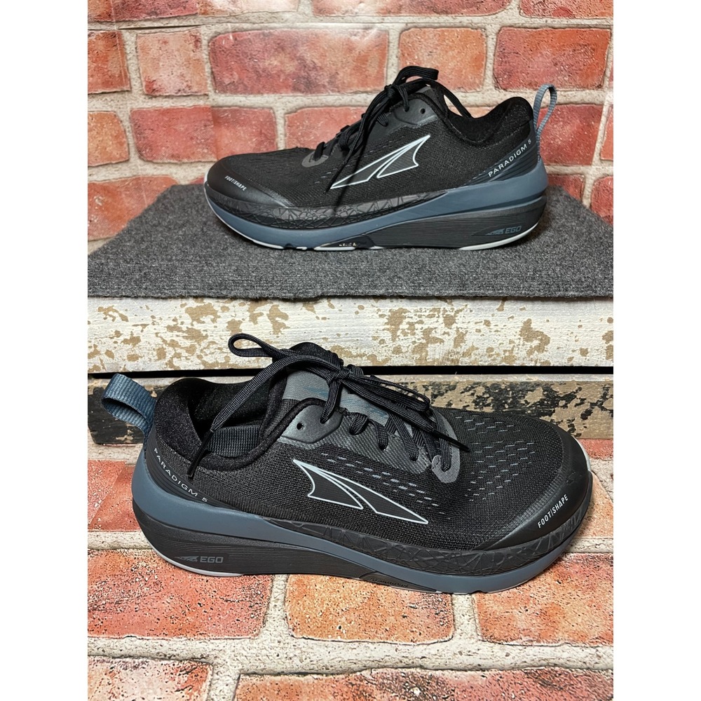 Altra Paradigm 5 Womens 7.5 Black Grey Running Shoes ALOA4VQY000